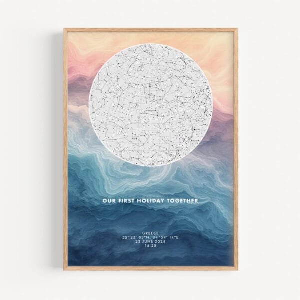 Starmap poster wavy